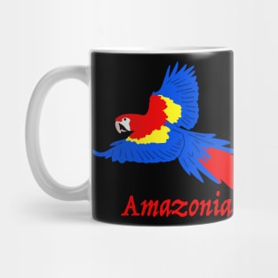 Amazonia Scarlet Macaw Mug